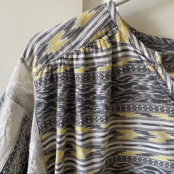 New Romantics Free People Lace and Embroidered Trimmed Tunic Top Size Small - Picture 4 of 13